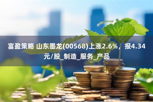 富盈策略 山东墨龙(00568)上涨2.6%，报4.34元/股_制造_服务_产品
